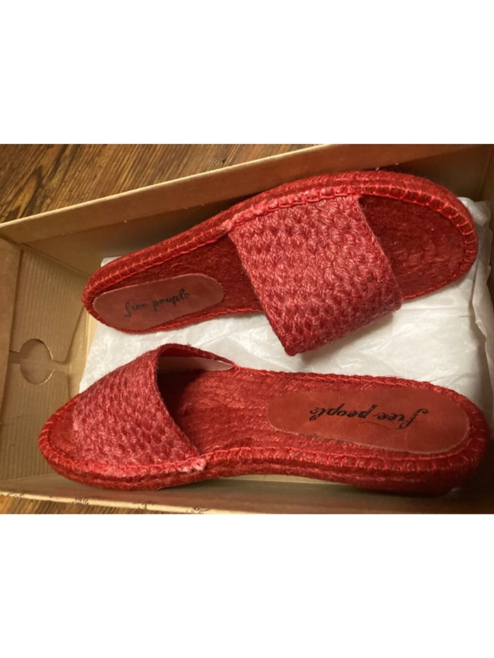 Free People Espadrille Sandals  Shoes Women's Red Size 7 US 37 EU New - Picture 11 of 13